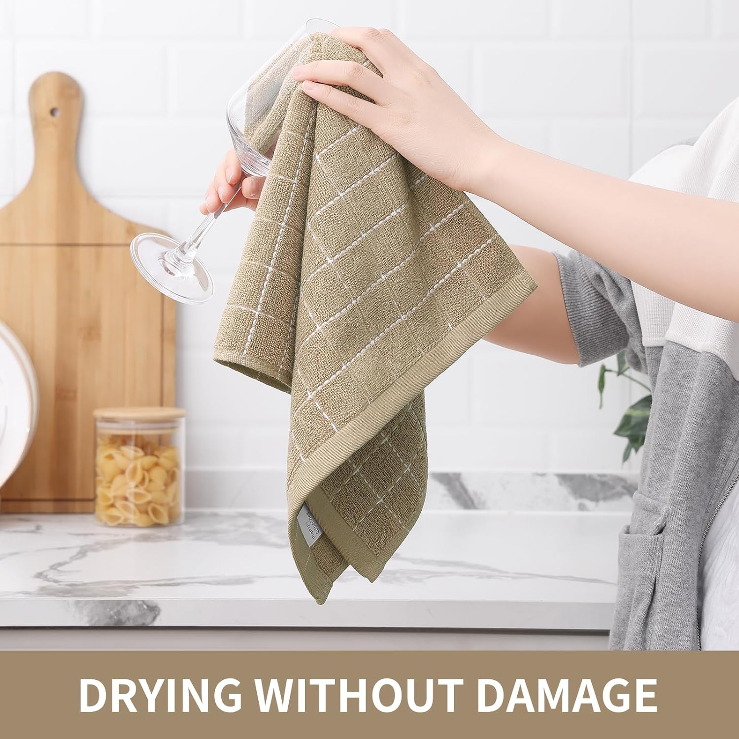 Kitchen Towels, Soft and Super Absorbent Dish Towels, Cotton Kitchen Towels -Pack of 4 (13 Kitchen Towels, Soft and Super Absorbent Dish Towels, Cotton Kitchen Towels -Pack of 4 (13